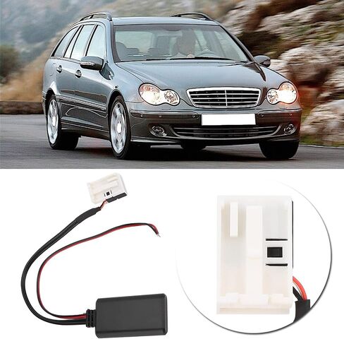 12V 12 Pin Bluetooth Adapter Aux Audio Cable Audio Cable Adapter Fit For Mercedes Benz W169 W245 W203 W209 R230 W221 W251 W164 X164 in Saudi Arabia