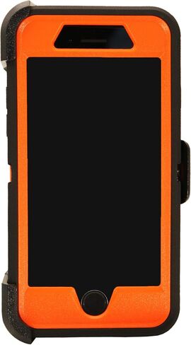 Muscle Series Holster Case for Apple iPhone 7 / iPhone 8 / iPhone SE “2020" (4.7") 2-in-1 Protective Defender w Screen Protector & Belt-Clip & Kickstand/Shock & Drop Proof – Black/Black in Saudi Arabia