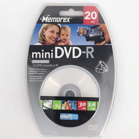 Imation Corp MEMOREX 20PK MINI DVD-R 4X (05673) - in Kuwait