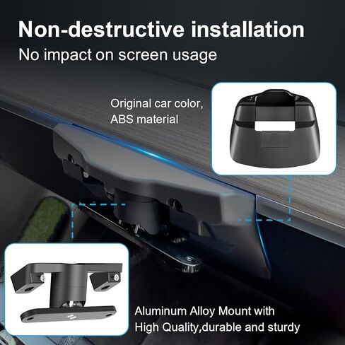 Screen Swivel Mount for Tesla Model 3 2017-2023 Model Y 2019-2024, Screen Rotating Bracket Mount Holder for Tesla Model Y Model 3 Center Console Navigation Original Screen in Saudi Arabia