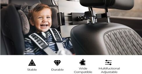 The Family's World Handsfree Universal Compatibility waterproof,iPad, Tablet, phone Holder for Car Mount Headrest Must Have Travel Accessories great for Long Road Trip Essentials for Kids Adults in Saudi Arabia