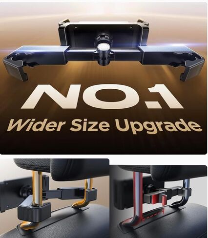 The Family's World Handsfree Universal Compatibility waterproof,iPad, Tablet, phone Holder for Car Mount Headrest Must Have Travel Accessories great for Long Road Trip Essentials for Kids Adults in Saudi Arabia