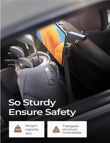 The Family's World Handsfree Universal Compatibility waterproof,iPad, Tablet, phone Holder for Car Mount Headrest Must Have Travel Accessories great for Long Road Trip Essentials for Kids Adults in Saudi Arabia