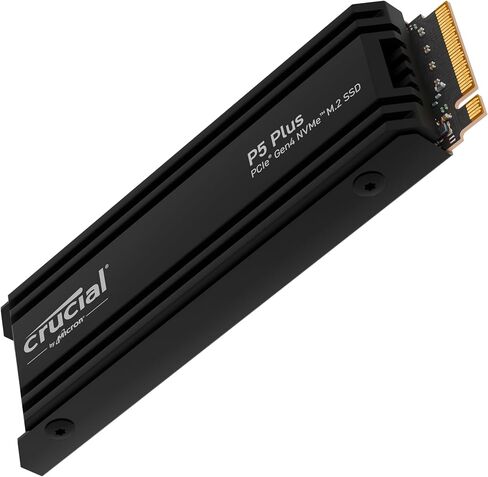 Crucial P5 Plus 500GB PCIe Gen4 3D NAND NVMe M.2 Gaming SSD, up to 6600MB/s - CT500P5PSSD8, Solid State Drive in Saudi Arabia