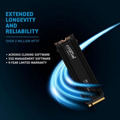 Crucial P5 Plus 500GB PCIe Gen4 3D NAND NVMe M.2 Gaming SSD, up to 6600MB/s - CT500P5PSSD8, Solid State Drive in Saudi Arabia