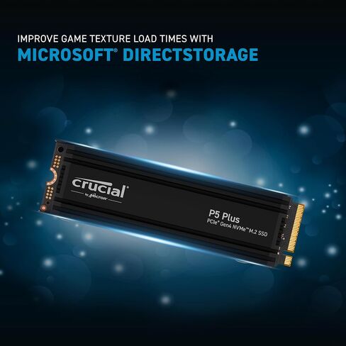 Crucial P5 Plus 500GB PCIe Gen4 3D NAND NVMe M.2 Gaming SSD, up to 6600MB/s - CT500P5PSSD8, Solid State Drive in Saudi Arabia