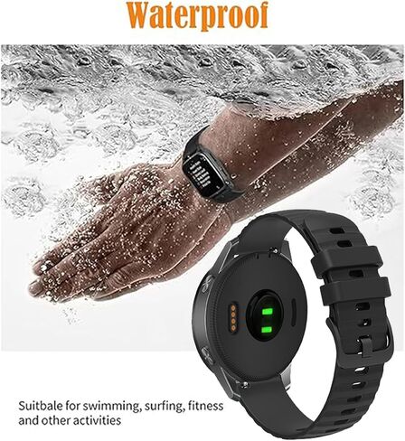 عبوتان متوافقتان مع Garmin Vivoactive 3 / Garmin Vivoactive 5 / Garmin Venu Sq، إطلاق سريع 20 مم لـ Garmin Venu 2 Plus/Garmin Forerunner 245/Forerunner 55 in Kuwait
