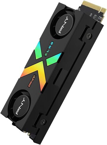 PNY CS3150 1TB PCIe Gen5 x4 NVMe M.2 SSD with Dual Fan Black Heatsink – Microsoft DirectStorage Compatible – up to 11500 MB/s Read – M280CS3150HS-1TB-RB in Saudi Arabia