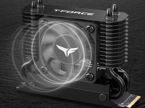 مبرد TEAMGROUP T-FORCE GE PRO 2 تيرابايت وAirFlow I SSD - GE PRO Graphene Heatsink DRAM SLC Cache 3D TLC NAND NVMe InnoGrit PCIe Gen5x4 M.2 2280 SSD قراءة/كتابة 14000/11800 ميجابايت/ثانية TM8FG3002TTC133 in Kuwait