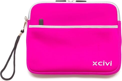 Xcivi Neoprene Protective Carry Case for Boogie Board Scribble 'n Play with Zip Accessary Pocket (Blue) in Saudi Arabia