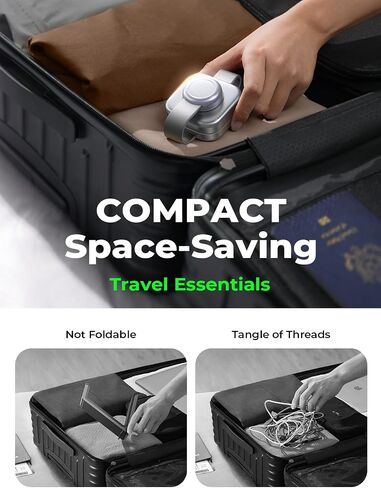 LISEN Travel Charger for Multiple Devices, 3 in 1 Charger Wireless Charging Pad, Foldable Magsafe Wireless Charger for iPhone 15 14 13 12 Pro Max Plus Apple Watch Series Airpods in Saudi Arabia