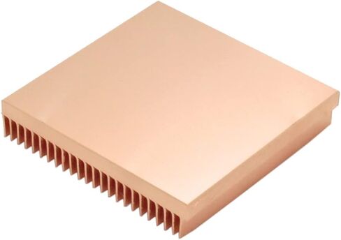 2Pcs Pure Copper Heatsink 1.38" x 1.38" x 0.28" / 35mm x 35mm x 7mm Heat Sink for Electronic 3D Printer CHIP IC MOS Heat Dissipation in Saudi Arabia