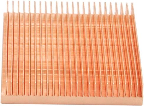 2Pcs Pure Copper Heatsink 1.38" x 1.38" x 0.28" / 35mm x 35mm x 7mm Heat Sink for Electronic 3D Printer CHIP IC MOS Heat Dissipation in Saudi Arabia