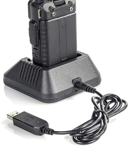 Usb Smart Charger(DC 5V Input, DC 10V Output) Transformer Cable Compatible for BaoFeng UV-5R UV-82 BF-F8HP UV-82HP UV-5X3 CH-5 CH-8 Charger Base in Saudi Arabia