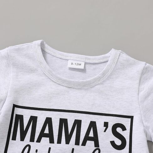 مجموعة ملابس صيفية للأولاد الصغار من Happy Town، تي شيرت وسروال قصير الأكمام (أبيض، 9-12 شهرًا) in Kuwait