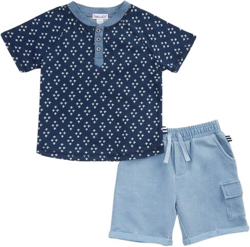Splendid baby-boys Marine Henley Short Set in Saudi Arabia