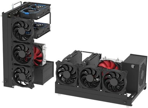 Open Computer Case,Two-Way Server ATX Motherboard Tray Test Stand, Test Bench, ATX MID Tower-Max in Saudi Arabia