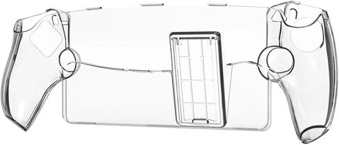 Protective Cover Compatible with PS Portal, Clear Hard Cover Shell All-Round Skin with Kickstand and 2 Thumb Grip Caps Compatible with Playstation Portal Remote Player Controller Accessories in Kuwait