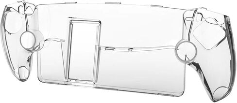 Protective Cover Compatible with PS Portal, Clear Hard Cover Shell All-Round Skin with Kickstand and 2 Thumb Grip Caps Compatible with Playstation Portal Remote Player Controller Accessories in Kuwait