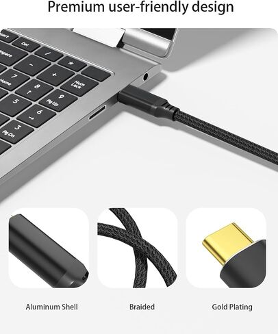 كابل 4K USB C إلى Micro HDMI بطول 6 أقدام، 4K@30 هرتز/2K@60 هرتز من النوع C إلى Micro HDMI لأجهزة MacBook وiPad Pro وiPhone 15 وGalaxy S23 وSteam Deck وROG Ally والكمبيوتر المحمول إلى كابل شاشة محمول in Kuwait