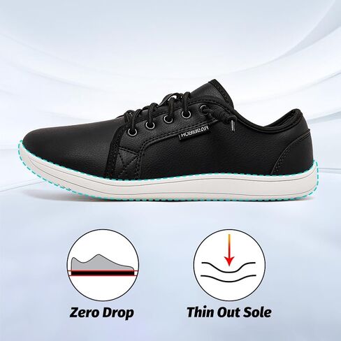 HOBIBEAR Womens Mens Wide Minimalist Barefoot Sneakers Zero Drop Slip on Shoes Lightweight Comfortable in Saudi Arabia