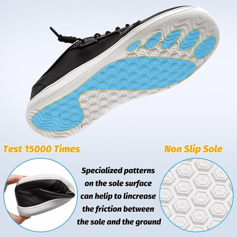 HOBIBEAR Womens Mens Wide Minimalist Barefoot Sneakers Zero Drop Slip on Shoes Lightweight Comfortable in Saudi Arabia
