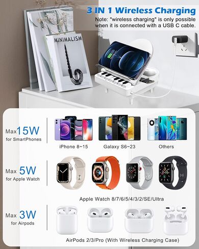 8 in 1 Piano Gifts, 3 in 1 Wireless Charging Station, Bluetooth Speaker with Lights, Piano Playing Key, Speaker for Home/Office/Party/Outdoor, Birthday Gift (Black) in Saudi Arabia