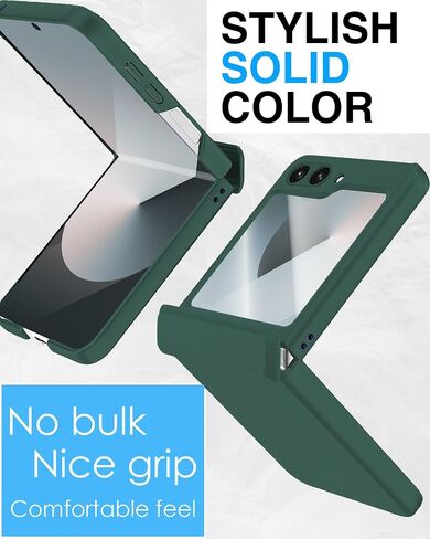 STORMTAL for Samsung Galaxy Z Flip 6 Case, Hinge Protection, Built-in Screen Protector, Wireless Charging, Slim Rugged Phone Protective Case for Galaxy Z Flip 6 Wine in Saudi Arabia