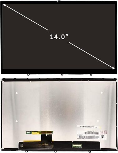 بديل مناسب لجهاز Lenovo Yoga C740-14IML 81TC 81TC000JUS 5D10S39587 5D10U55853 شاشة LCD تعمل باللمس مجموعة عرض LED 14 بوصة FHD IPS مع إطار in Kuwait