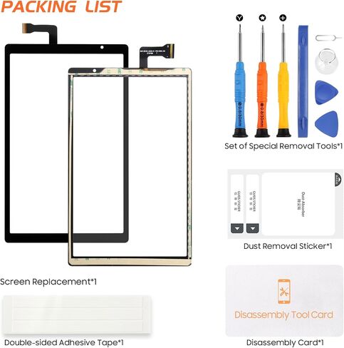 for Vortex Tab 10M/T10M Screen Replacement 10.1" for Vortex Tab 10M Touch Screen for Vortex Tab T10M Digitizer Replacement Glass Sensor Black with Tools in Saudi Arabia
