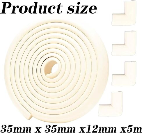 واقيات حافة بطول 16 قدم لطاولة القهوة الزجاجية، وشريط حماية ممتص الصدمات للسلامة من الفوم، وواقيات الزوايا in Kuwait