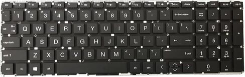 Zahara Laptop Keyboard Black No Backlit for HP 15-dw0036wm 15-dw0054wm 15-dw0021cl 15-dw0035cl / 15-db0011dx 15-db0012ds 15-db0015dx / 15-DA 15-DB 15-DW 15-DX 15-CX 15-CP 15M-CP 15-cn 15-DK in Saudi Arabia