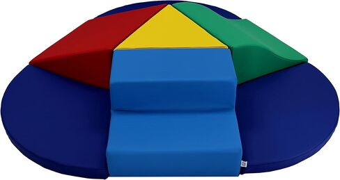Factory Direct Partners SoftScape Toddler Playtime Junction 360 Climber Plus Side Pads, Indoor Active Play Structure for Toddlers and Kids; Safe Soft Foam (7-Pc) - Contemporary, 13800-CT in Saudi Arabia