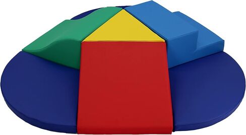 Factory Direct Partners SoftScape Toddler Playtime Junction 360 Climber Plus Side Pads, Indoor Active Play Structure for Toddlers and Kids; Safe Soft Foam (7-Pc) - Contemporary, 13800-CT in Saudi Arabia