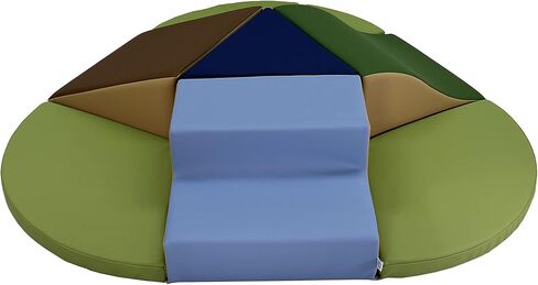 Factory Direct Partners SoftScape Toddler Playtime Junction 360 Climber Plus Side Pads, Indoor Active Play Structure for Toddlers and Kids; Safe Soft Foam (7-Pc) - Contemporary, 13800-CT in Saudi Arabia