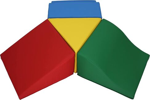 Factory Direct Partners SoftScape Baby Playtime Junction 360 Climber Plus وسادات جانبية، هيكل لعب نشط داخلي للأطفال الصغار والأطفال؛ رغوة ناعمة آمنة (7 قطع) - معاصرة، 13800-CT in Kuwait