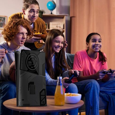 5-in-1 Plates for PS5 Slim Disc Edition and Digital Edition, Precision Fit, Anti-Scratch, Easy to Install, Hard Shockproof Face Plate Shell Side Plate for PlayStation 5 Slim Accessories in Kuwait