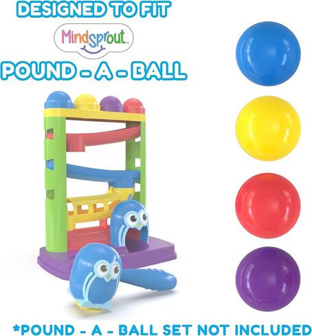 كرات بديلة من MindSprout للعبة الكرة، 4، مصممة لتناسب مجموعة الكرات فقط in Kuwait