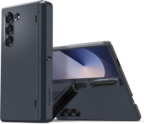 حافظة Spigen Tough Armor Pro P مصممة لهاتف Galaxy Z Fold 6 (2024) [مسند] - أسود in Kuwait