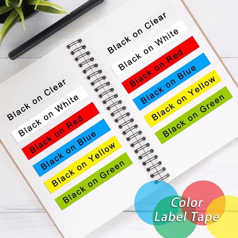 UNOKA 24mm .94 Laminated TZ Tape Replace for Brother TZe-251 TZe-151 TZe-451 TZe-551 TZe-651 TZe-751 1 Inch Color Label Maker Refills for P-Touch PTD610BT PTD600 PTP700 PTP710BT PTP910BT, 6-Pack in Saudi Arabia