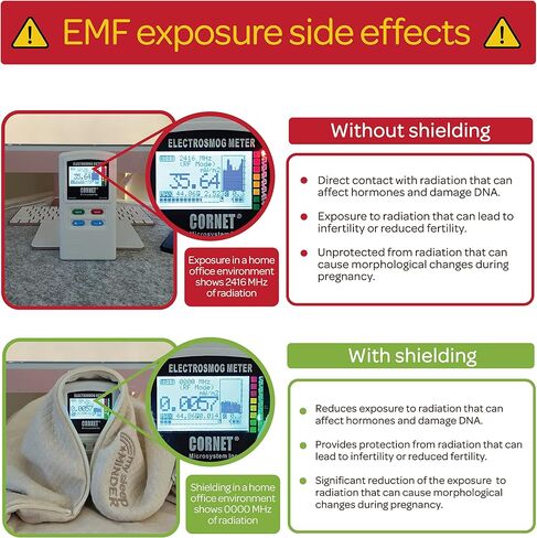 Faraday Baby Sack & Blanket, EMF Wearable Blanket, Wifi Blocker, Pregancy Blanket, Unisex, 6-18 Months, Beige in Saudi Arabia