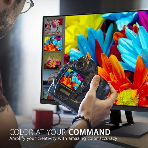 ViewSonic VP2756-4K 27 Inch 4K UHD IPS Ergonomic Monitor with Ultra-Thin Bezels, Color Accuracy, Pantone Validated, 60W USB C in Saudi Arabia