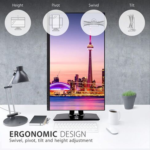 ViewSonic VP2756-4K 27 Inch 4K UHD IPS Ergonomic Monitor with Ultra-Thin Bezels, Color Accuracy, Pantone Validated, 60W USB C in Saudi Arabia