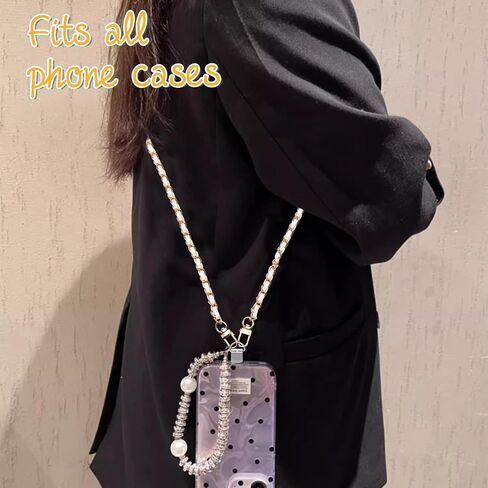 سلسلة الهاتف Crossbody حزام الهاتف العالمي Crossbody انفصال الهاتف الخليوي الحبل مع رقعة الهاتف حزام الهاتف Crossbody متوافق مع معظم الهواتف الذكية in Saudi Arabia