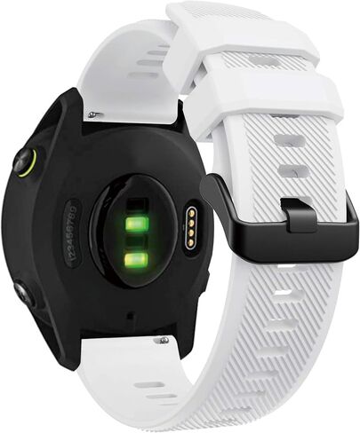 Senter band for Garmin forerunner 745 band,22mm Soft Silicone Sport Replacement Strap band compatible with Garmin forerunner 745 Smart Watch in Kuwait