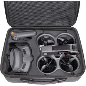 Avata 2 Carrying Case Portable Travel Bag for DJI Avata 2 Fly More Combo with Goggles 3 Storage Bag Crossbody Bags for DJI Avata 2 Accessories RC Motion 3 (Grey)