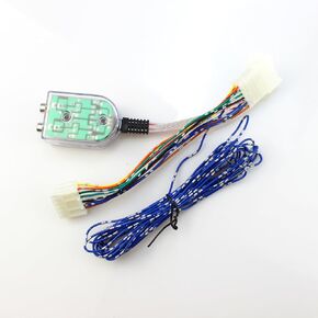 Radio System Subwoofer Amplifier Wire Harness Adapter Interface with Impedance Converter Compatible with Toyota Subaru Scion Lexus,Add an Amplifier Adapter w/Amp Turn On Wire