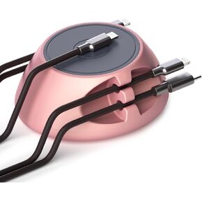 منظم كابل حامل الحبل المغناطيسي SOOoEC 3 في 1 كابل مغناطيسي مع 4 مشابك سلكية ومغناطيس قوي، حامل إدارة سلك الشاحن لجميع الكابلات، طاولة جانبية منضدة سطح المكتب in Kuwait