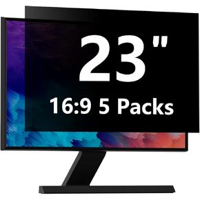 Computer Privacy Screen Protector 23 Inch with Hp Dell Acer Asus Samsung LG and More, Removable Security Shield Filter for 16:9 Aspect Ratio Monitor Like ViewSonic Sceptre AOC Koorui BenQ and More(23"