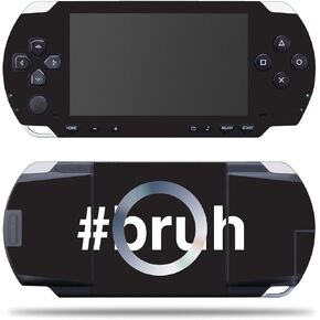MightySkins Skin Compatible with Sony PSP – Bruh | Protective, Durable, and Unique Vinyl Decal wrap Cover | Easy to Apply, Remove, and Change Styles | Made in The USA